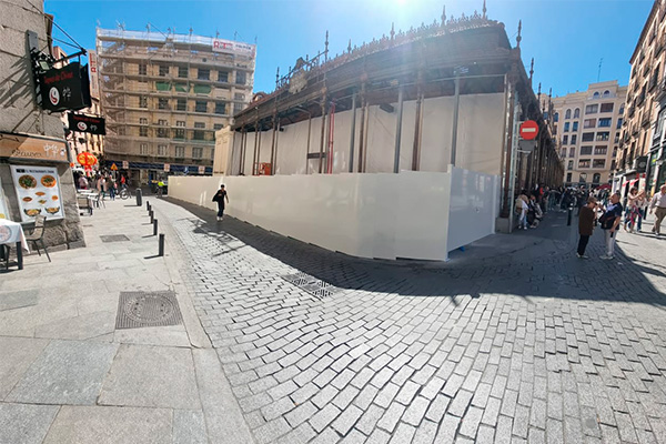 Imagen de un trabajo realizado de chapa lisa lacada en Madrid