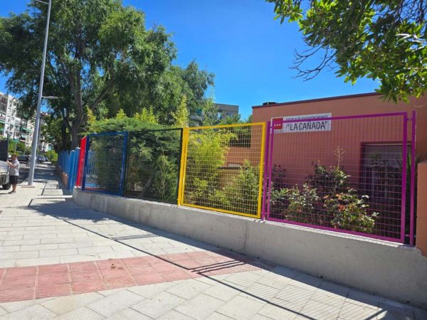 Imagen de una instalación realizada por VAME en un colegio de Vicálvaro